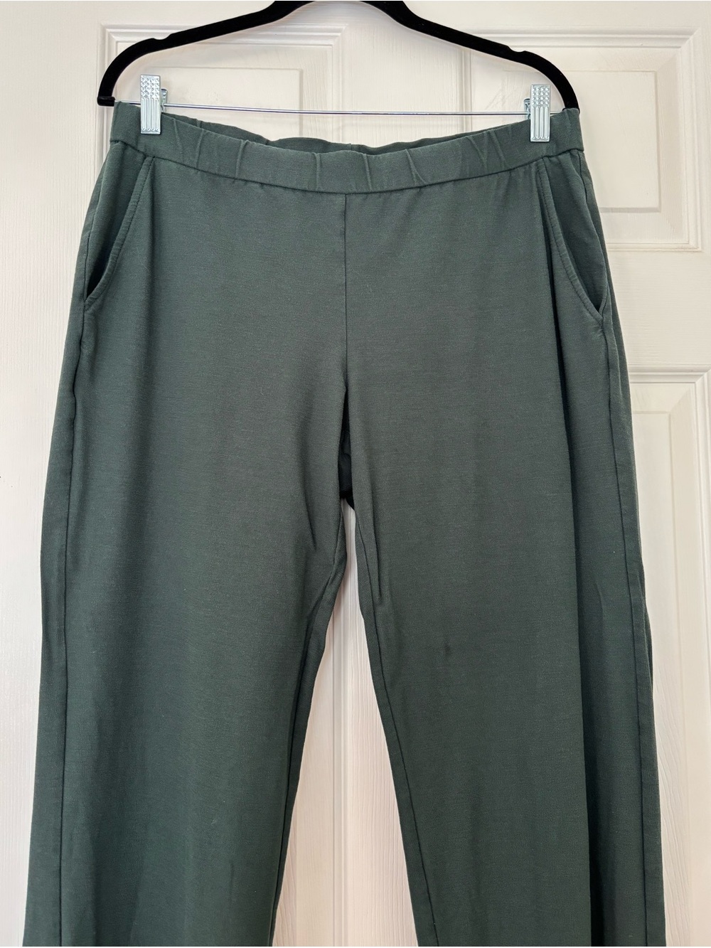 Eileen Fisher Washable Stretch Crepe Pants - Picture 3 of 7